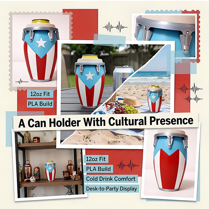 📢📢49% OFF !! ⏰Cultural Heritage Conga Can Insulator & Holder