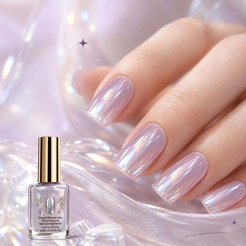📢📢 1+1 gratis !! ⏰ Lilac Glanzende Nagelverharder