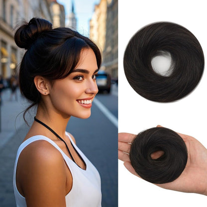 🏆🔥✨ Synthetic Messy Bun Hair Piece for Women, Curly Updo Scrunchie Extension for Instant Volume and a High Crown 💖