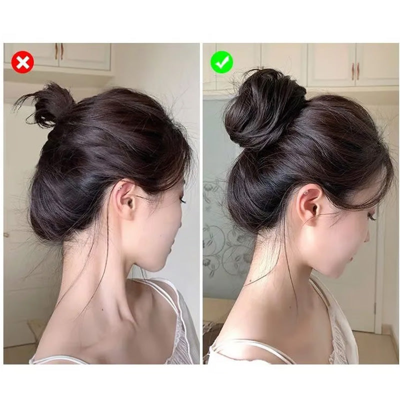🏆🔥✨ Synthetic Messy Bun Hair Piece for Women, Curly Updo Scrunchie Extension for Instant Volume and a High Crown 💖