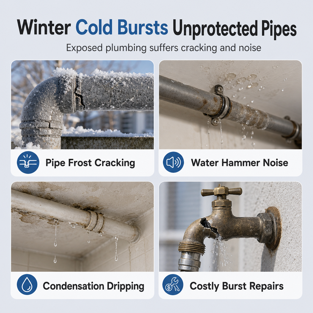 📢 Last Day Buy 1 Get 1 Free 💥Adhesive Pipe Insulation Wrap Outdoor Winter Anti Freeze Thermal Foam Sleeve for Water and Solar Pipes